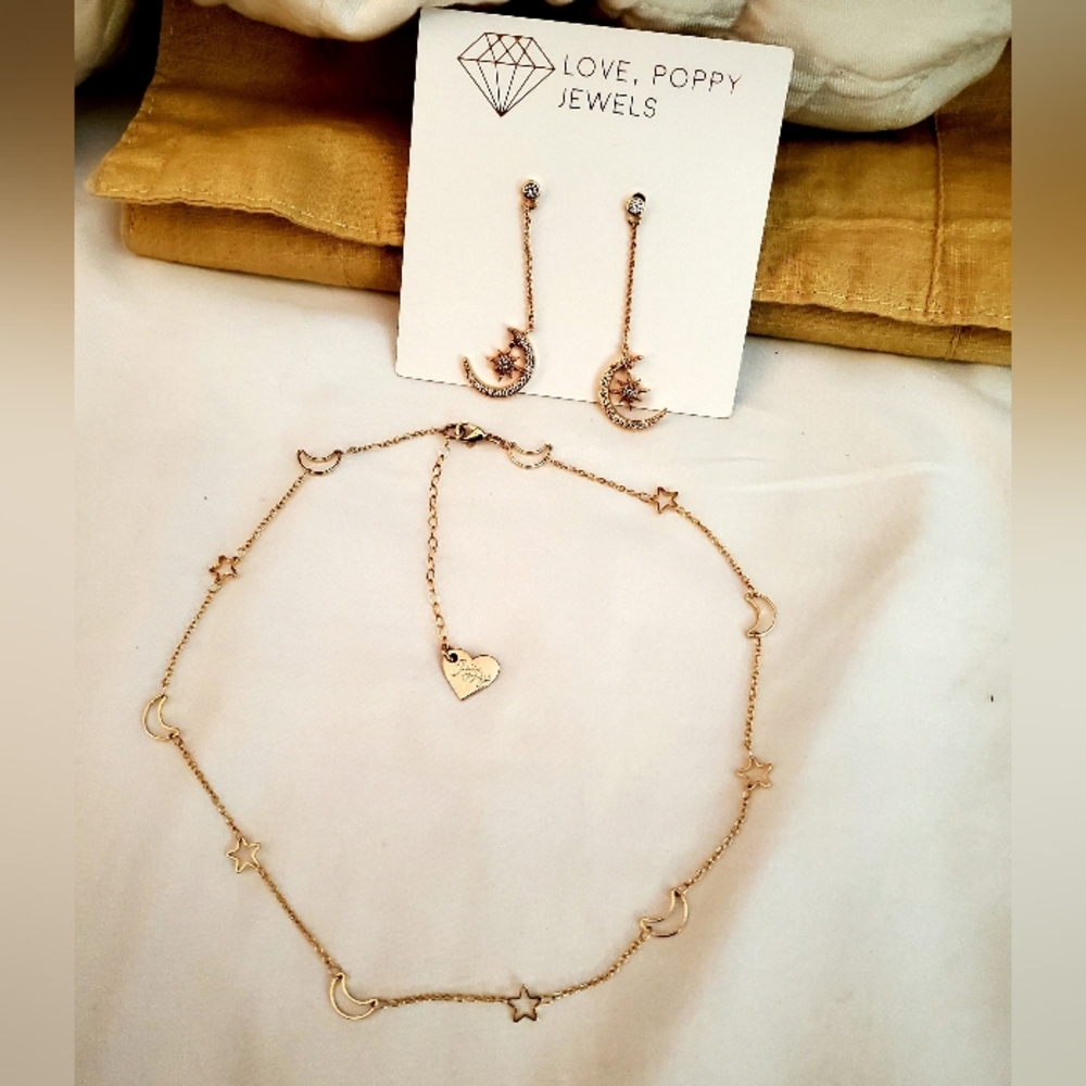 Love Poppy Jewels Earrings/necklace